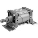 SMC cylinder Basic linear cylinders CS2 C(D)S2Y, Smooth Cylinder, Double Acting, Double Rod